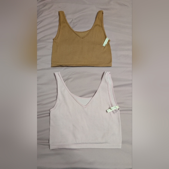 Aeropostale Tops - Aeropostale Tan Ribbed Top